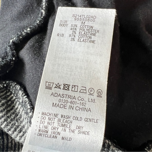 NIKO AND... High Waist Pull On Pants S214TL02AD Black Cream Size Medium - Picture 13 of 13